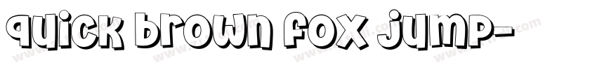 quick brown fox jump字体转换 quick brown fox jump字体转换